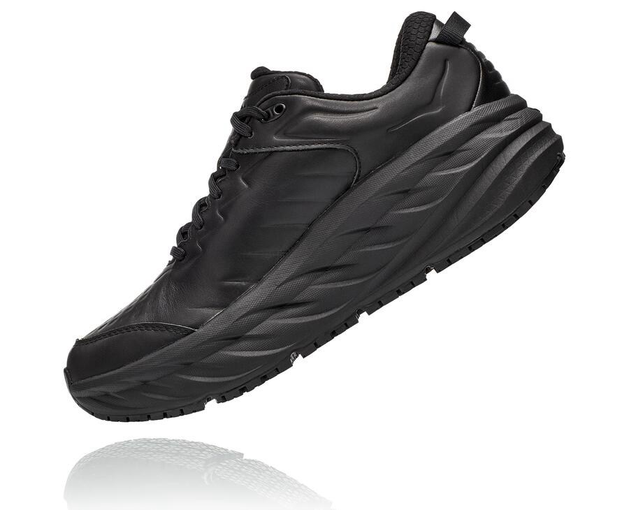 Hoka One One Tenisky Panske Čierne - Bondi Sr - 27153-YCBT